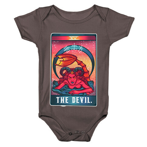 The Devil Siren Tarot Baby One-Piece