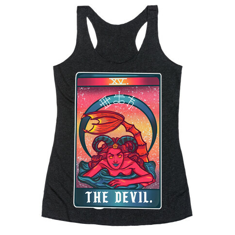 The Devil Siren Tarot Racerback Tank Top