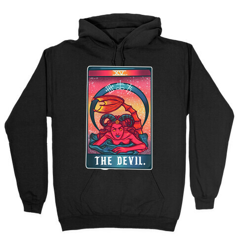 The Devil Siren Tarot Hooded Sweatshirt