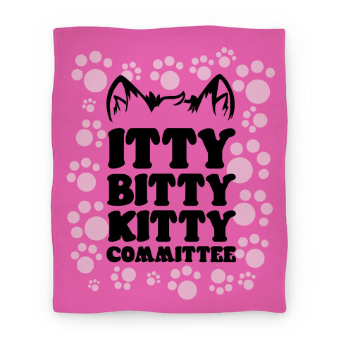 Itty Bitty Kitty Committee Blanket Blanket