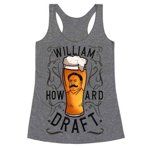 William Howard Draft Beer Racerback Tank Top