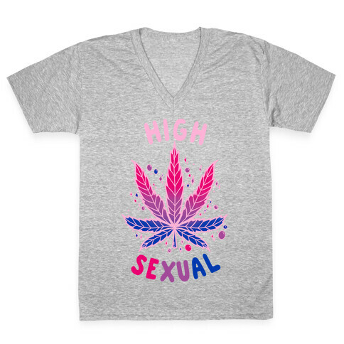 High Sexual V-Neck Tee Shirt