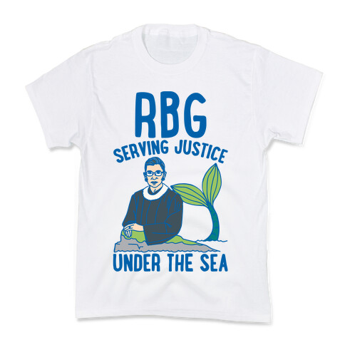 RBG Serving Justice Under The Sea Kids T-Shirt