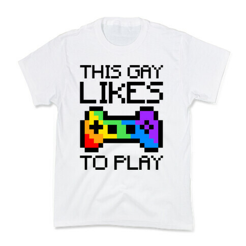 This Gay Likes To Play Kids T-Shirt