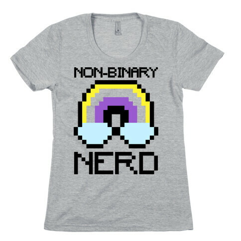 Non-Binary Nerd  Womens T-Shirt