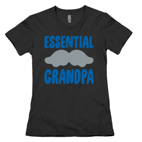 Essential Grandpa White Print Womens T-Shirt