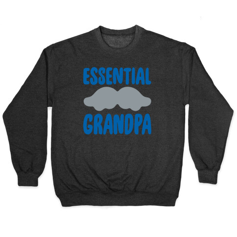 Essential Grandpa White Print Pullover