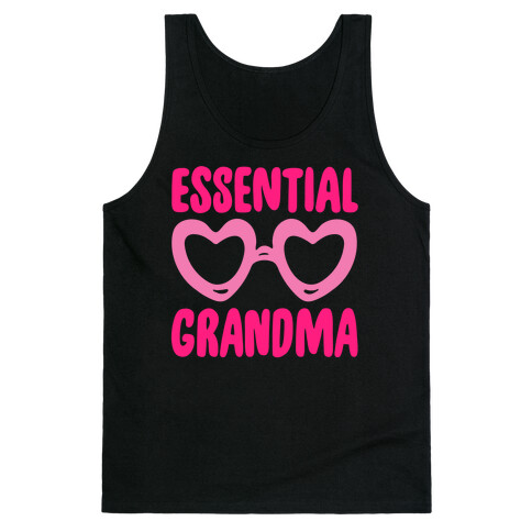 Essential Grandma White Print Tank Top