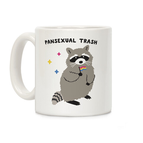 Pansexual Trash Raccoon Coffee Mug