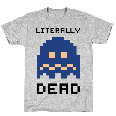  Literally Dead Pixel Ghost T-Shirt