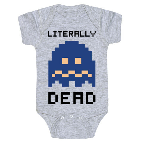  Literally Dead Pixel Ghost Baby One-Piece