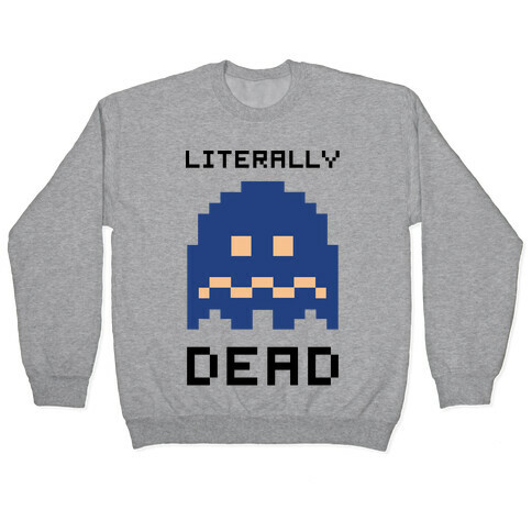  Literally Dead Pixel Ghost Pullover