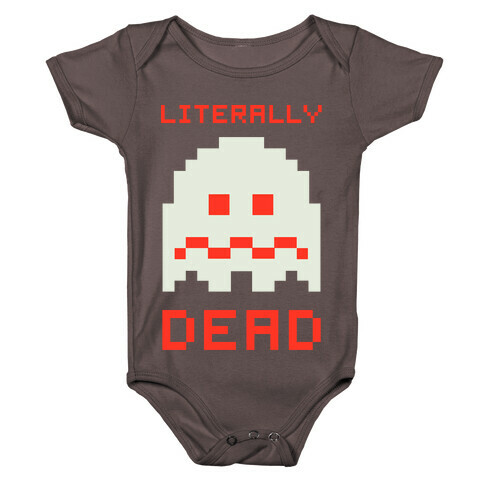  Literally Dead Pixel Ghost Baby One-Piece