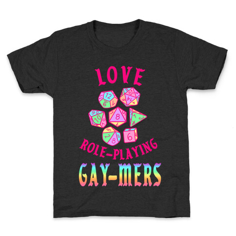 Love Role-Playing Gay-Mers Kids T-Shirt