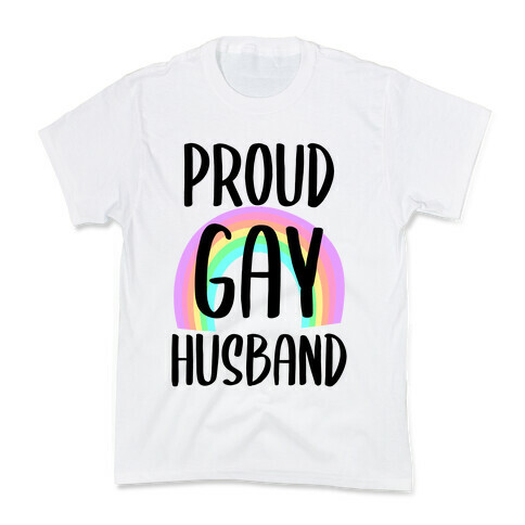 Proud Gay Husband Kids T-Shirt