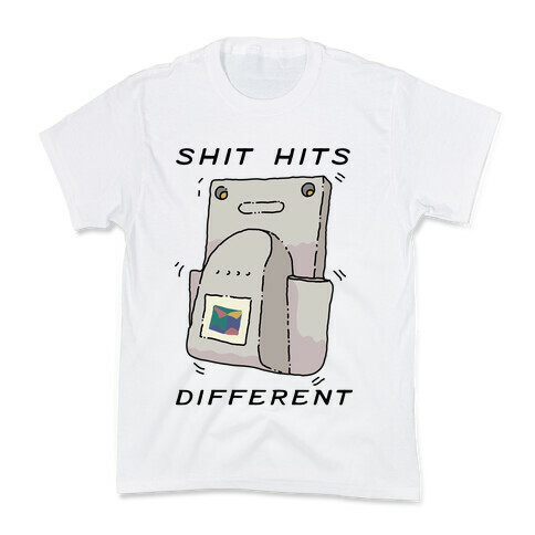 Shit Hits Different (Rumble Pack) Kids T-Shirt