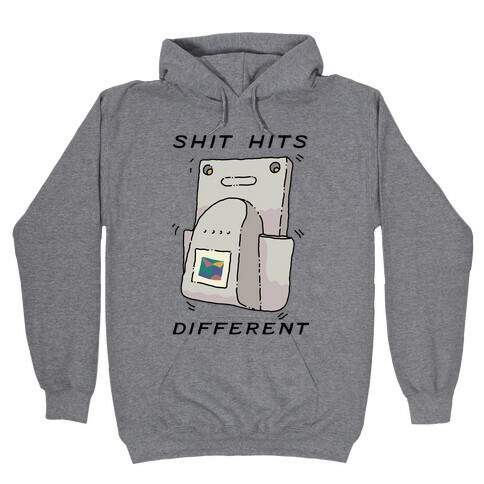 Shit Hits Different (Rumble Pack) Hooded Sweatshirt