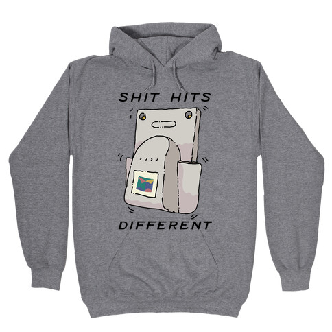 Shit Hits Different (Rumble Pack) Hooded Sweatshirt