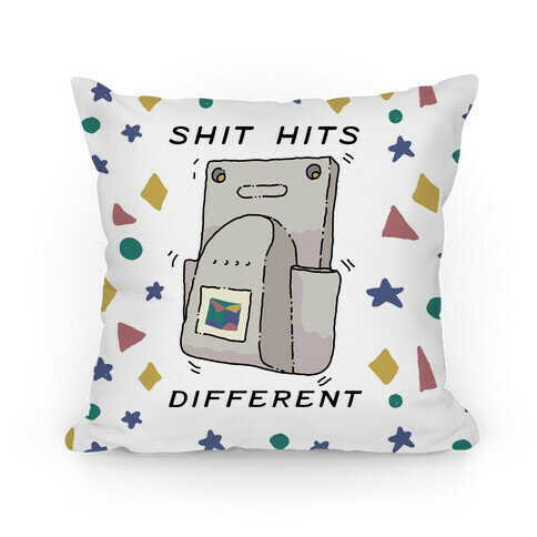 Shit Hits Different (Rumble Pack) Pillow