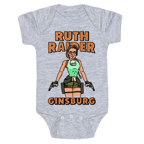 Ruth Raider Ginsburg Parody Baby One-Piece