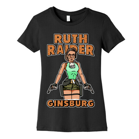 Ruth Raider Ginsburg Parody Womens T-Shirt