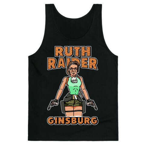 Ruth Raider Ginsburg Parody Tank Top