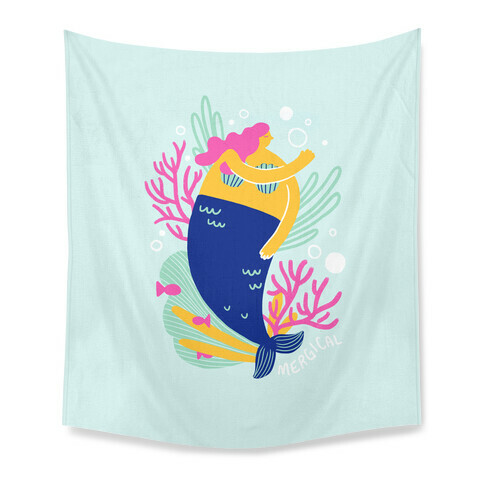 Mergical Mermaid Tapestry