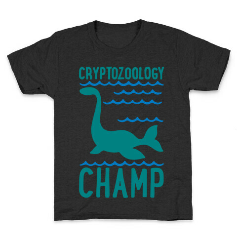 Cryptozoology Champ White Print Kids T-Shirt