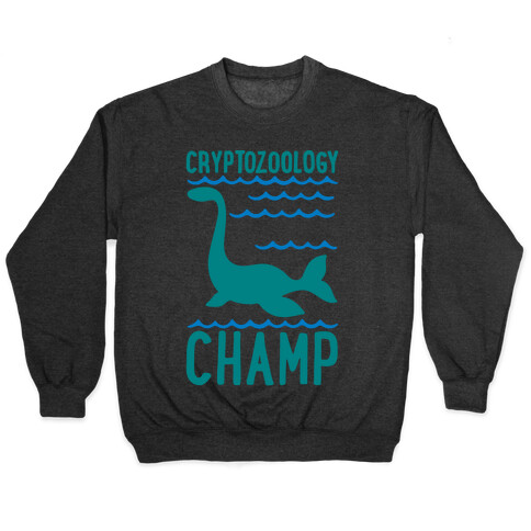 Cryptozoology Champ White Print Pullover