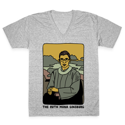 The Ruth Mona Ginsburg V-Neck Tee Shirt