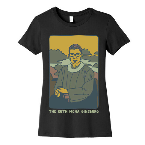 The Ruth Mona Ginsburg White Print Womens T-Shirt