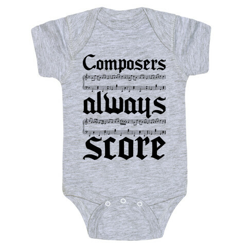 Composers Baby One-Piece