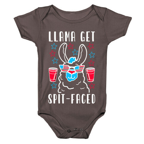 Llama Get Spit-Faced Baby One-Piece