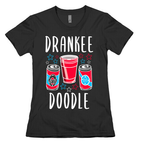 Drankee Doodle Womens T-Shirt