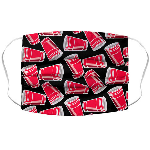 Solo Cup Pattern  Accordion Face Mask