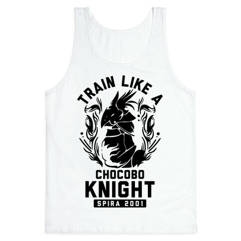 Train like a Chocobo Knight Tank Top