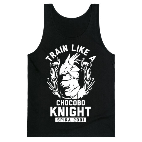 Train like a Chocobo Knight Tank Top