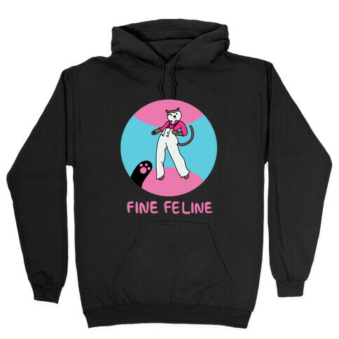 Fine Feline Hooded Sweatshirt