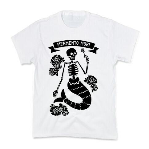 Mermento Mori Mermaid Kids T-Shirt