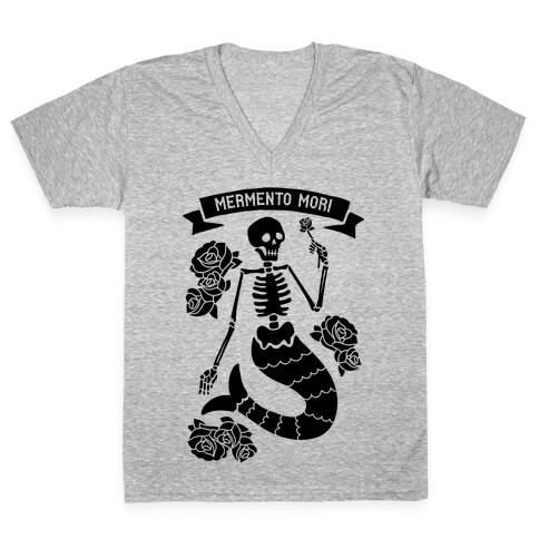 Mermento Mori Mermaid V-Neck Tee Shirt