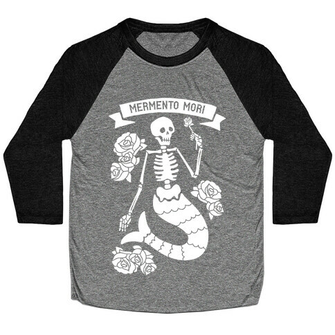 Mermento Mori Mermaid Baseball Tee