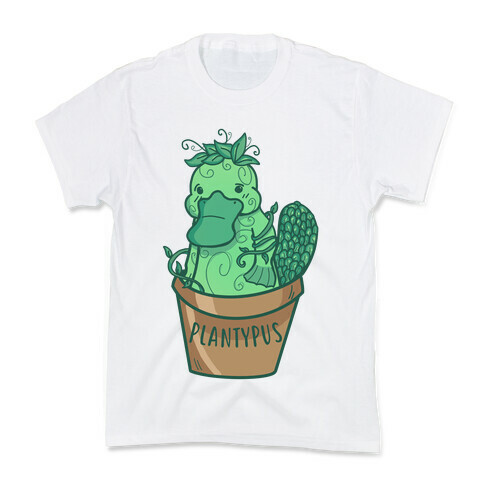 Plantypus White Kids T-Shirt