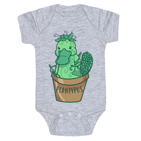 Plantypus White Baby One-Piece