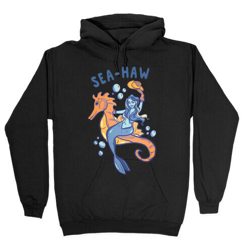 Sea-Haw Cowgirl Mermaid Hooded Sweatshirt