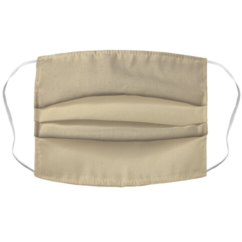 Taupe Face Mask Cover Accordion Face Mask