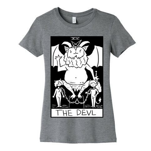 Badly Drawn Tarots: The Devil Womens T-Shirt
