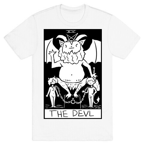 Badly Drawn Tarots: The Devil T-Shirt