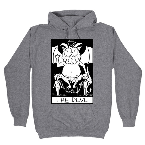 Badly Drawn Tarots: The Devil Hooded Sweatshirt