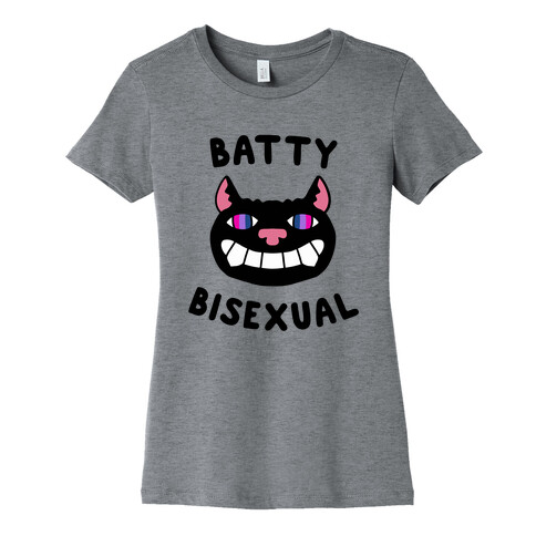 Batty Bisexual Womens T-Shirt