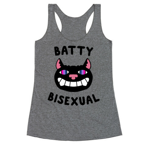 Batty Bisexual Racerback Tank Top